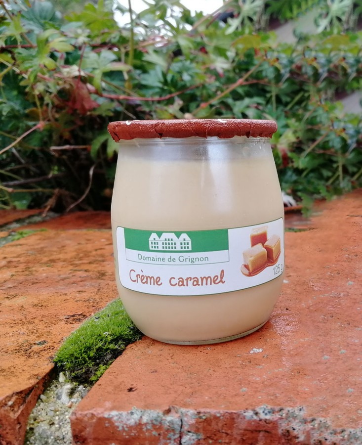 Crème caramel (2 pots verre)